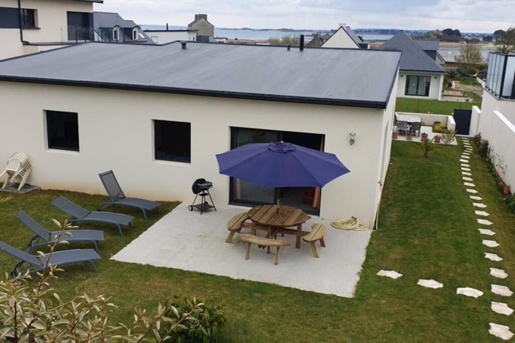 Les Embruns Jardin Villa Saint-Pol-de-Léon Exterior photo